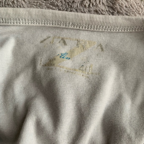 Mens Zara Greyish Blue V neck Slim Fit T-Shirt - Picture 4 of 4